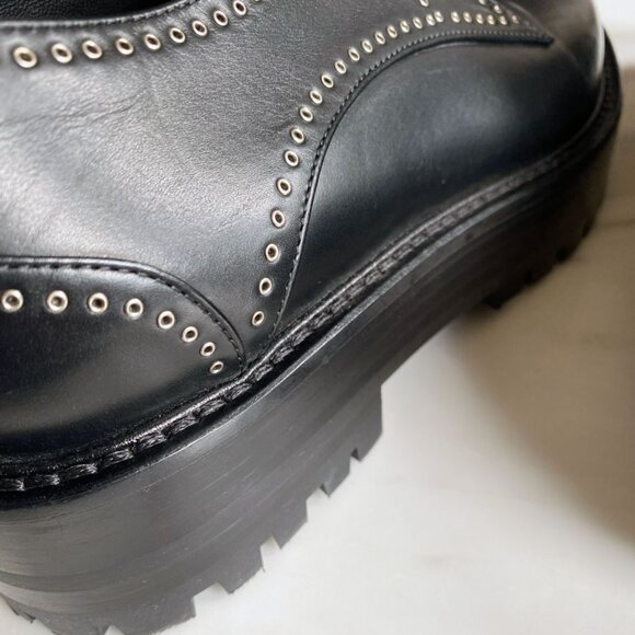 Alaia Eyelet Derby Loafers in Black | US size 6 (EU 36.5) | Excellent Condition - Picture 13 of 16